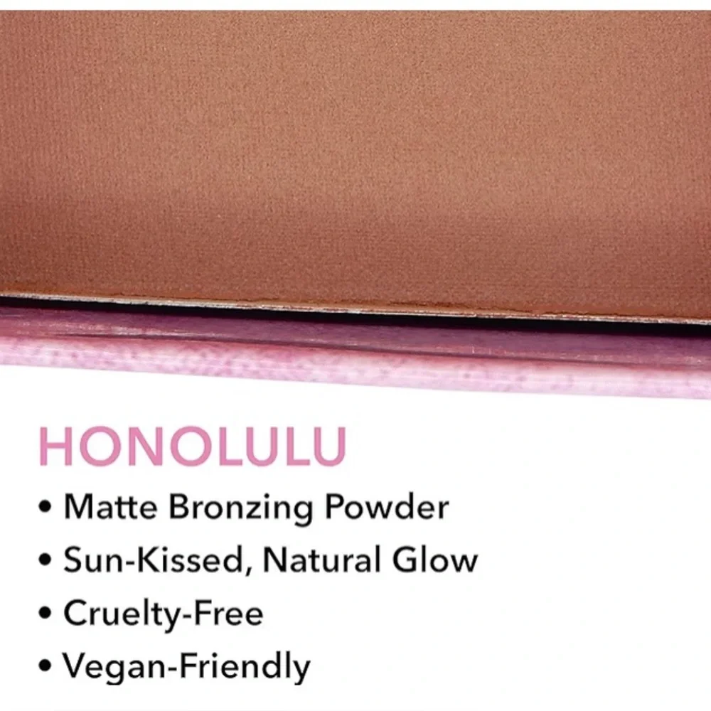 W7 Honolulu Bronzing Powder with Brush - Brown, New in Box